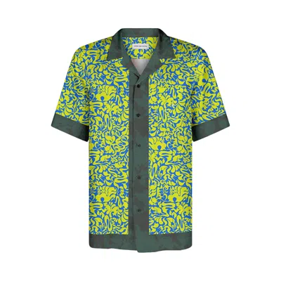 Pre-owned Dries Van Noten M.w. Shirt 'yellow' | Men's Size 54