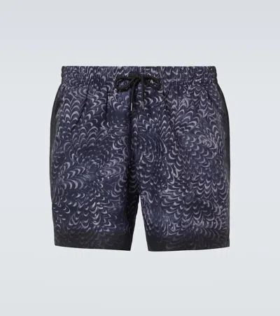 DRIES VAN NOTEN PRINTED SWIM TRUNKS