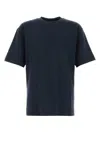 Dries Van Noten Cotton Crew Neck T-shirt In Navy