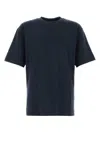Dries Van Noten Cotton Crew Neck T-shirt In Blue