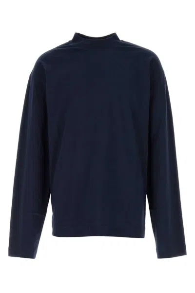 DRIES VAN NOTEN NAVY BLUE OVERSIZE HEGER T-SHIRT