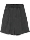 Dries Van Noten Bermuda Shorts Striped Elasticated Waistband