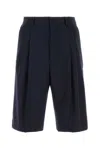 Dries Van Noten Wool Panrom Bermuda Shorts