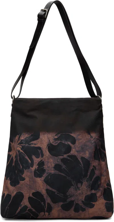 DRIES VAN NOTEN NAVY CANVAS BAG