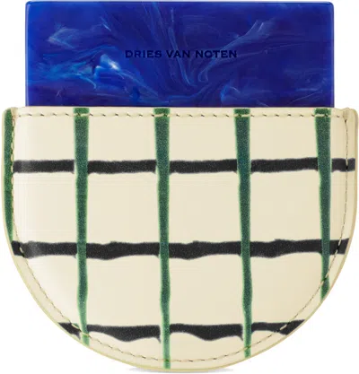 Dries Van Noten Navy Half-moon Mirror