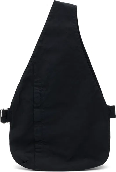 Dries Van Noten Navy One Shoulder Vest Pouch In 509 Navy