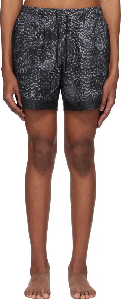 Dries Van Noten Phibbs Swim Shorts In Black