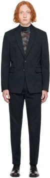 Dries Van Noten Navy Single-breasted Suit In 509 Navy