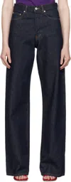 Dries Van Noten Indigo Five-pocket Jeans In 507 Indigo