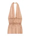 Shop Dries Van Noten Neck Vest In Nude