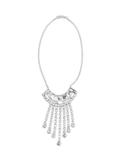 Dries Van Noten Necklace With Crystals In Silver