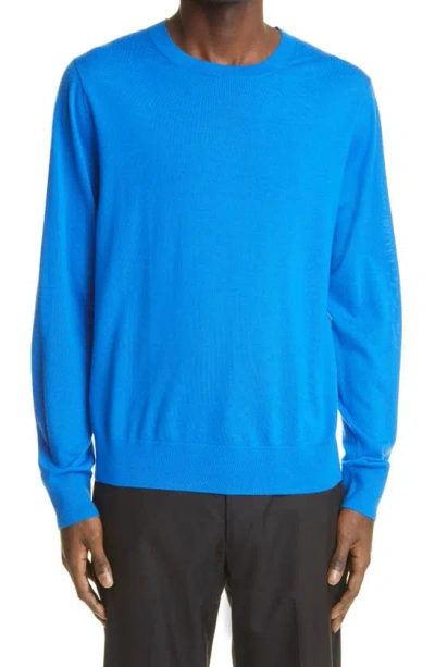 Dries Van Noten Nepal Merino Wool Sweater In Blue
