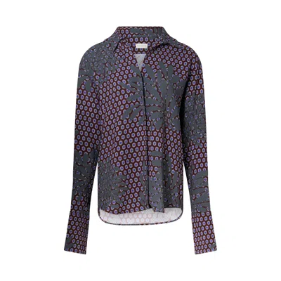 Dries Van Noten Normal Fit Shirt In Purple