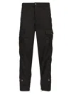Dries Van Noten Nylon Cargo Trousers In Black