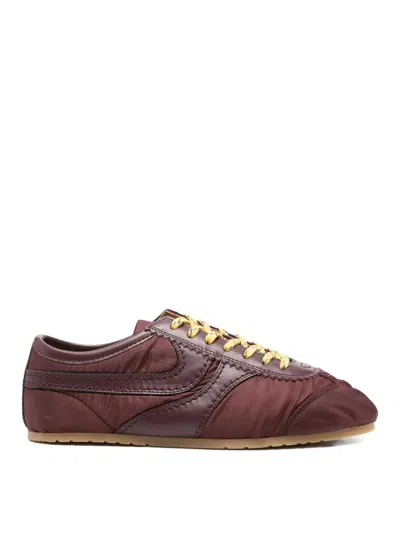 DRIES VAN NOTEN ZAPATILLAS - ROJO OSCURO