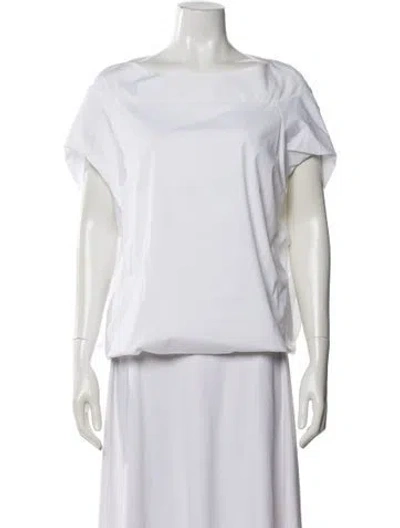 Pre-owned Dries Van Noten Off-the-shoulder Short Sleeve Top In Multi
