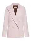 Dries Van Noten Old Rose Double-breasted Blazer In Rosa
