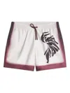 Dries Van Noten Ombre-trim Swim Shorts
