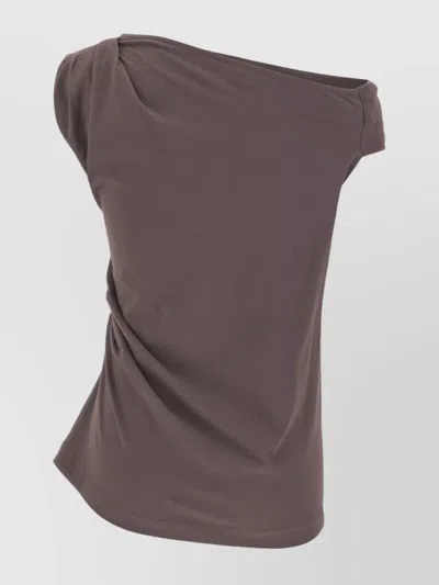 Dries Van Noten One-shoulder Top With Draped And Ruched