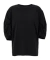 Dries Van Noten Open-necked Black Shirt In Black