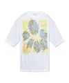 Dries Van Noten Open-necked Black Shirt In White