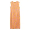 Dries Van Noten Floral-print Midi Dress In Orange