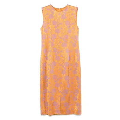 DRIES VAN NOTEN DRIES VAN NOTEN ORANGE DRESSES - COCKTAIL & PARTY DRESSES WOMEN