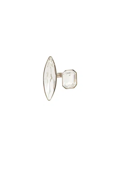 Dries Van Noten Ornament Ring In Silver