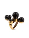 Dries Van Noten Ornamented Ring In Gold
