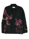 Dries Van Noten Orries 2069 M.w.jacket Black In Black