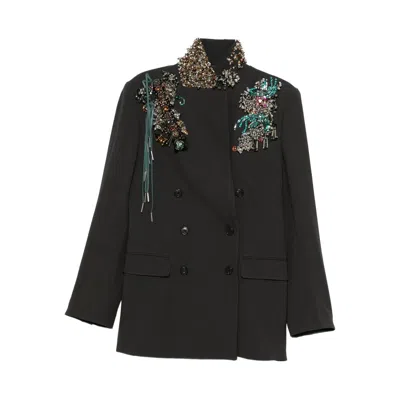 Dries Van Noten Bafya Blazer In Multi