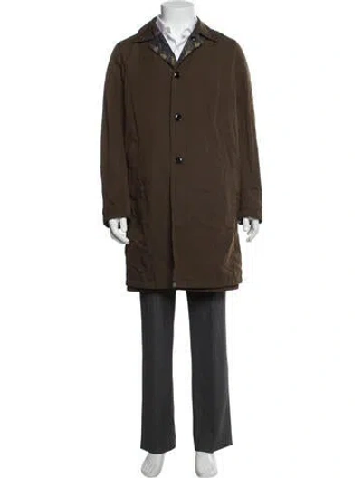 Pre-owned Dries Van Noten Overcoat In Brown