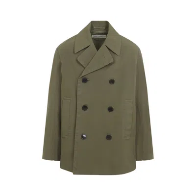 DRIES VAN NOTEN DRIES VAN NOTEN OVERDYED COTTON COAT
