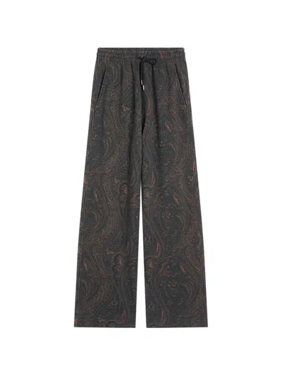 Dries Van Noten Overdyed Sweatpants In Blue
