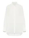 Dries Van Noten Oversize Cotton Shirt In White