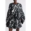 Dries Van Noten Hannet Sweater Abstract Pattern In Black