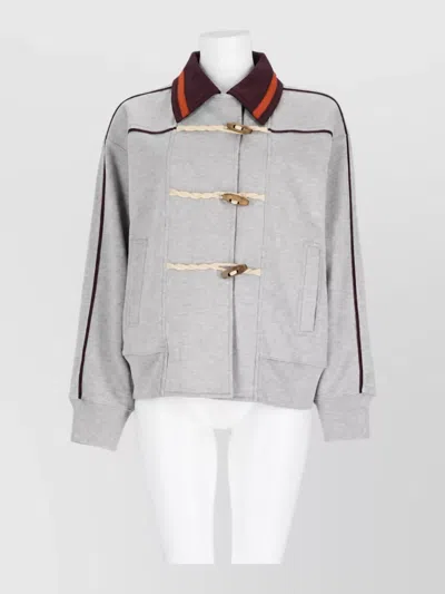 Dries Van Noten Oversized Coat In Gray
