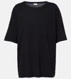 Dries Van Noten Oversized Cotton Jersey T-shirt In Black