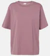 Dries Van Noten Oversized Cotton Jersey T-shirt In Pink