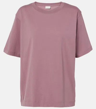 Dries Van Noten Oversized Cotton Jersey T-shirt In Pink