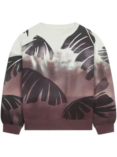 Dries Van Noten Oversized Cotton Sweatshirt In Rot