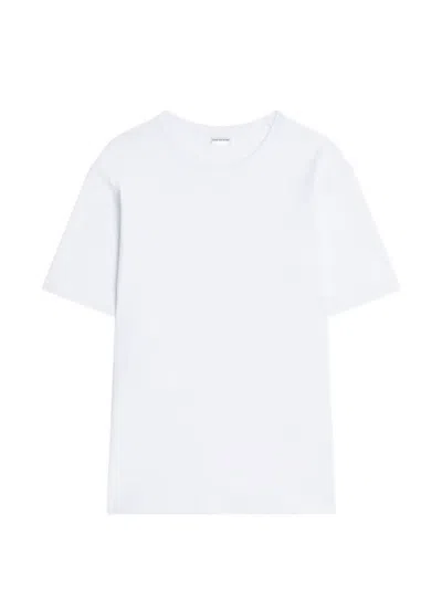 Dries Van Noten Oversized Cotton T-shirt In White