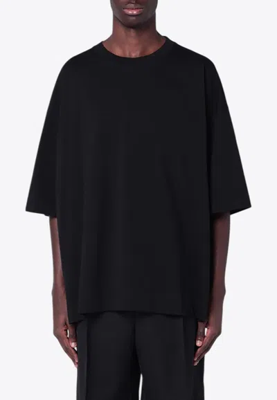 Dries Van Noten Oversized Crewneck T-shirt In Black