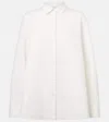 Dries Van Noten Oversized Denim Shirt In White