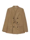 Dries Van Noten Oversized Double Breasted Blazer In Multi