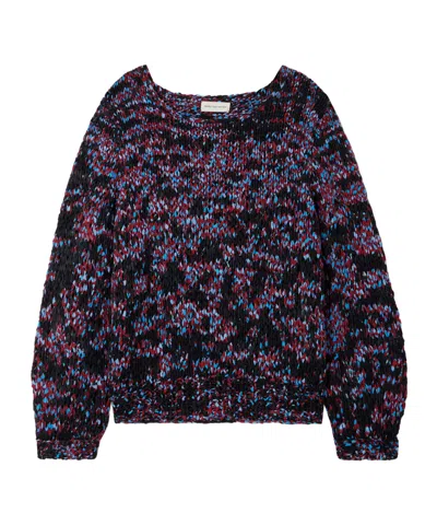 Dries Van Noten Oversized Frayed Printed Cotton Sweater In Multi