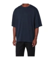 Dries Van Noten Oversized Short Sleeve Round Neck Cotton T-shirt In Blue