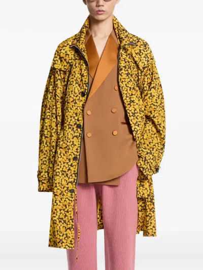 DRIES VAN NOTEN OVERSIZED PRINTED PARKA