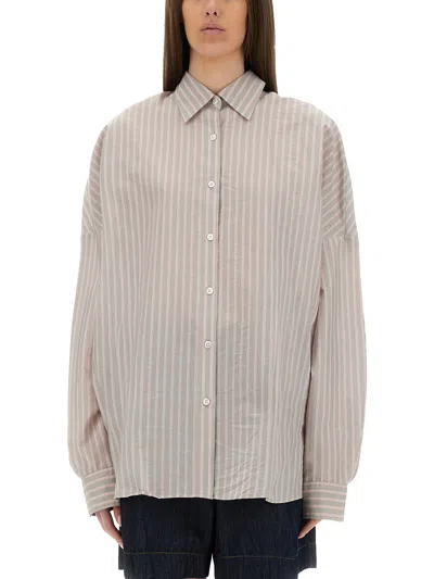 DRIES VAN NOTEN OVERSIZED STRIPED SHIRT