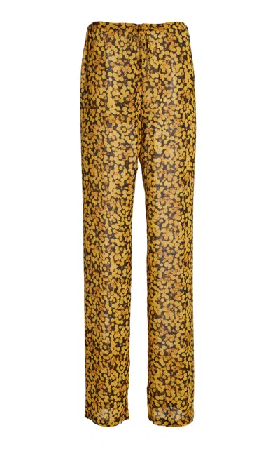Dries Van Noten Pachas Drawstring Pants In Pink